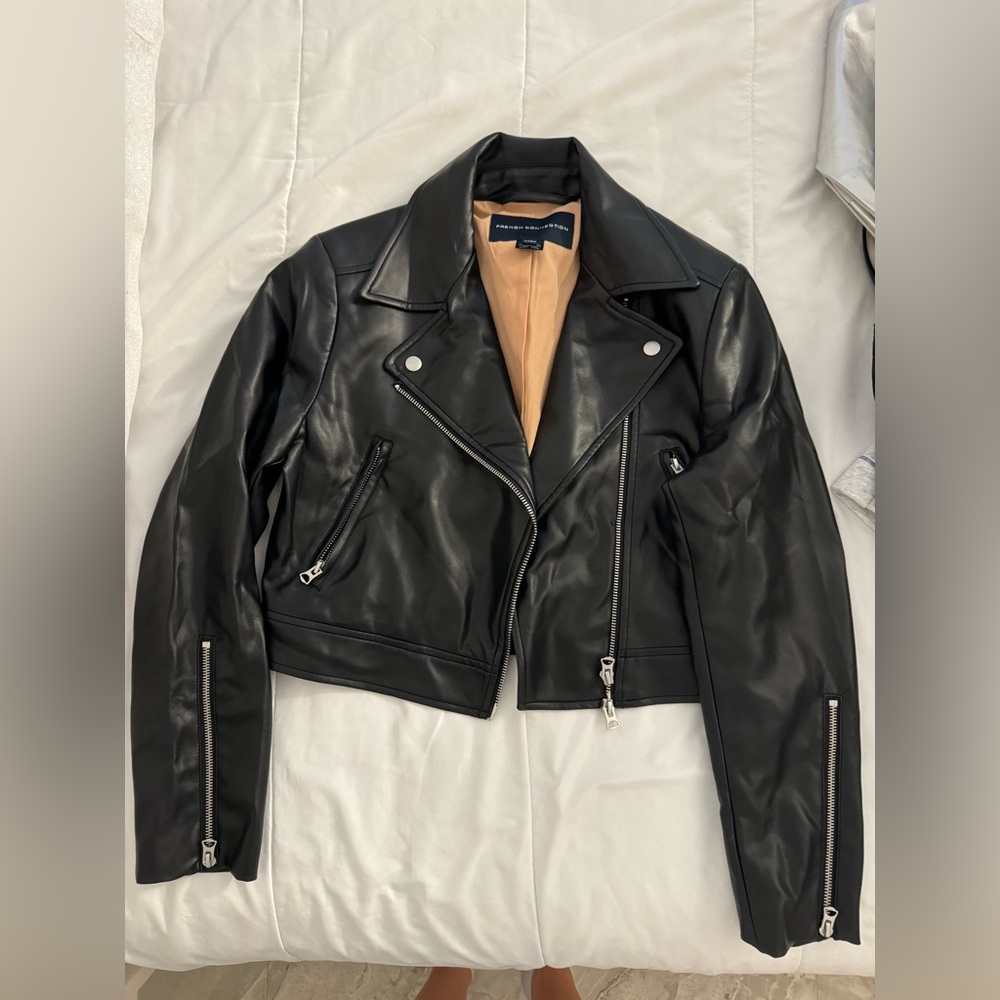 French Connection Leather Jacket